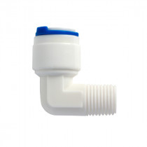 Adaptador codo tipo "L" (RM1/8", T1/4") Purikor R-PK-DCC-013A para osmosis