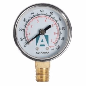 Manómetro de presión seco 0-100 PSI Altamira